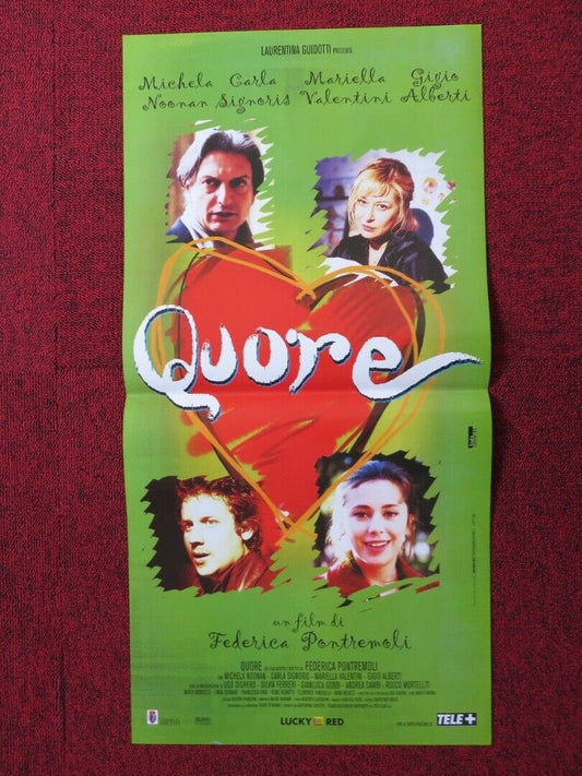 QUORE ITALIAN LOCANDINA (25"x12.5") POSTER M NOONAN C SIGNORI 2002 Movie posters