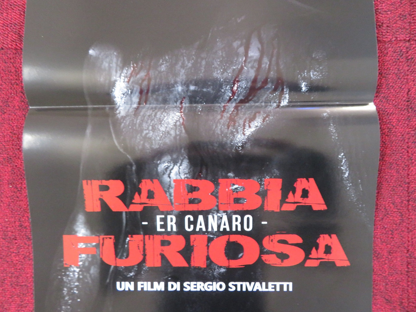 RABBIA FURIOSA - ER CANARO ITALIAN LOCANDINA POSTER RICCARDO DE FILIPPIS 2018 Rendezvous Cinema Movie posters