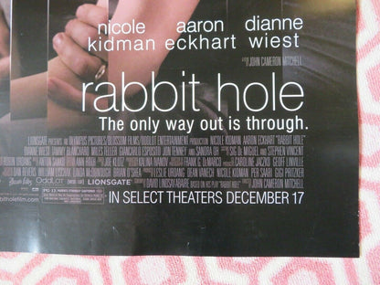 RABBIT HOLE US ONE SHEET ROLLED POSTER NICOLE KIDMAN AARON ECKHART 2010 Movie posters