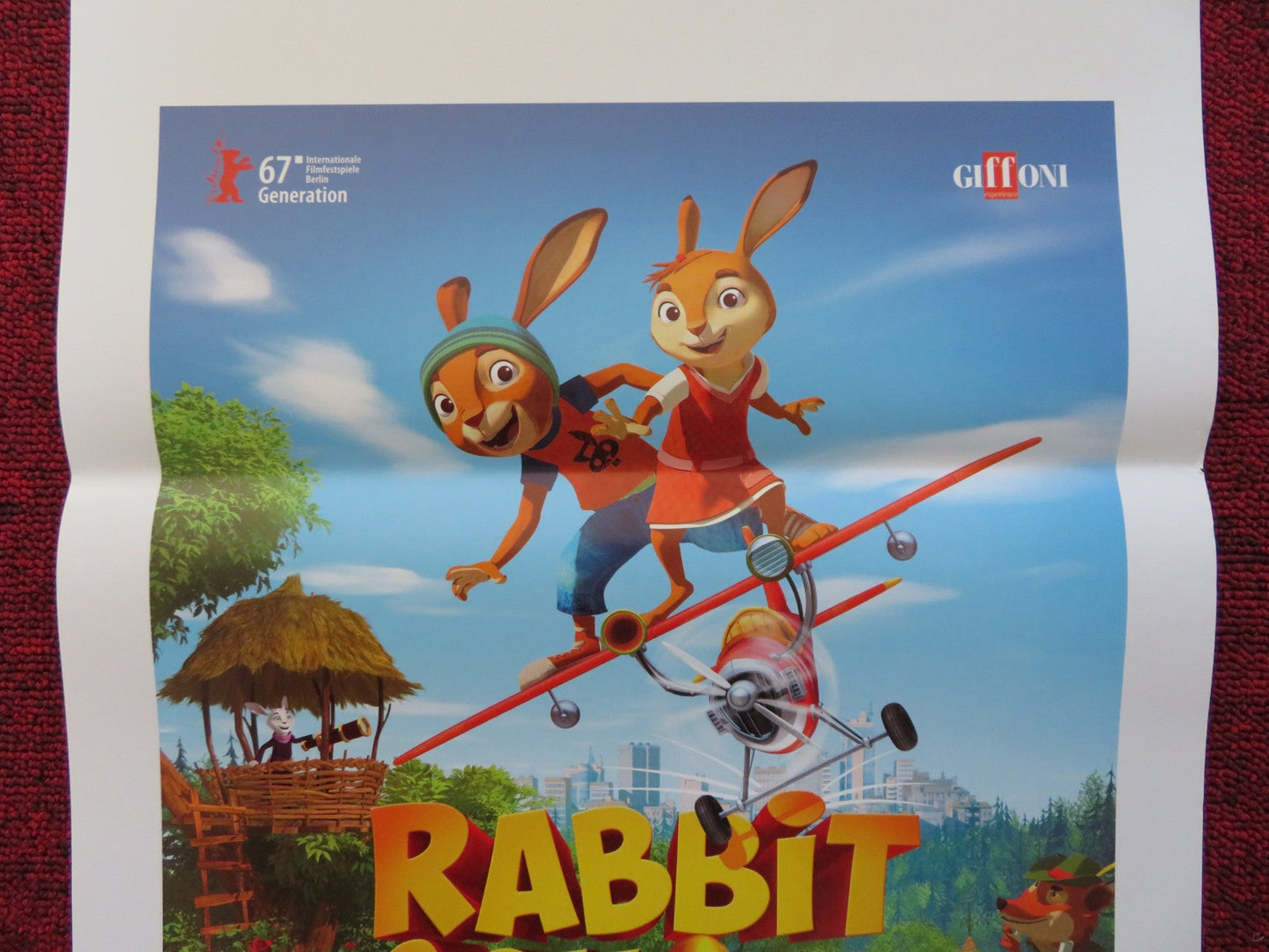 RABBIT SCHOOL GUARDIANS OF THE GOLDEN EGG ITALIAN LOCANDINA POSTER N. LEVI 2017 Rendezvous Cinema Movie posters