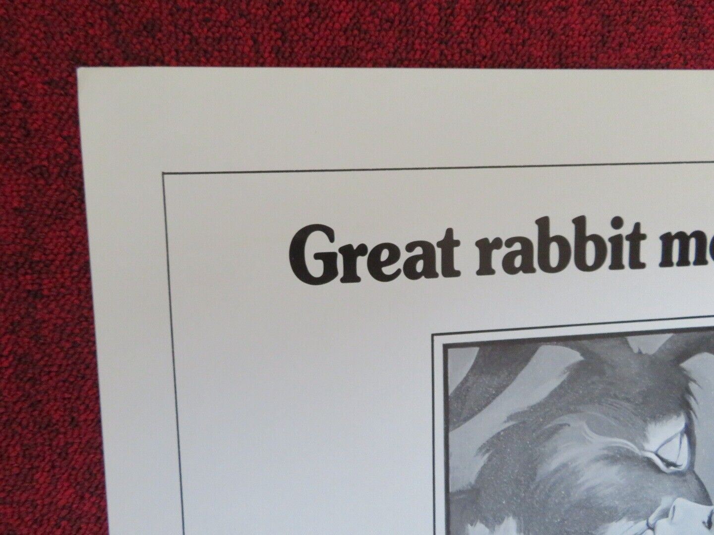 RABBIT TEST FOLDED US ONE SHEET POSTER BILLY CHIRSTAL JOAN RIVERS 1973 Movie posters