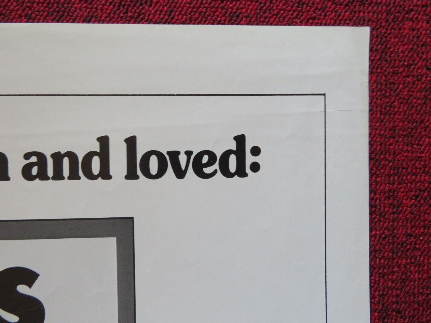 RABBIT TEST FOLDED US ONE SHEET POSTER BILLY CHIRSTAL JOAN RIVERS 1973 Movie posters