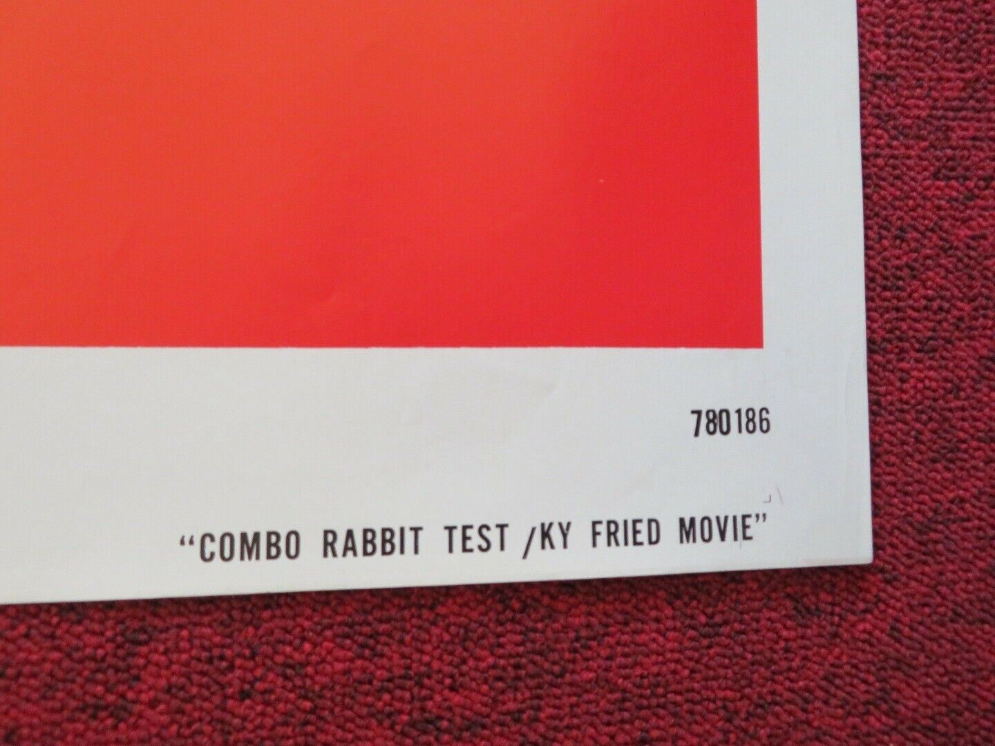 RABBIT TEST / THE KENTUCKY FRIED MOVIE COMBO FOLDED US ONE SHEET POSTER 1978 - Rendezvous Cinema