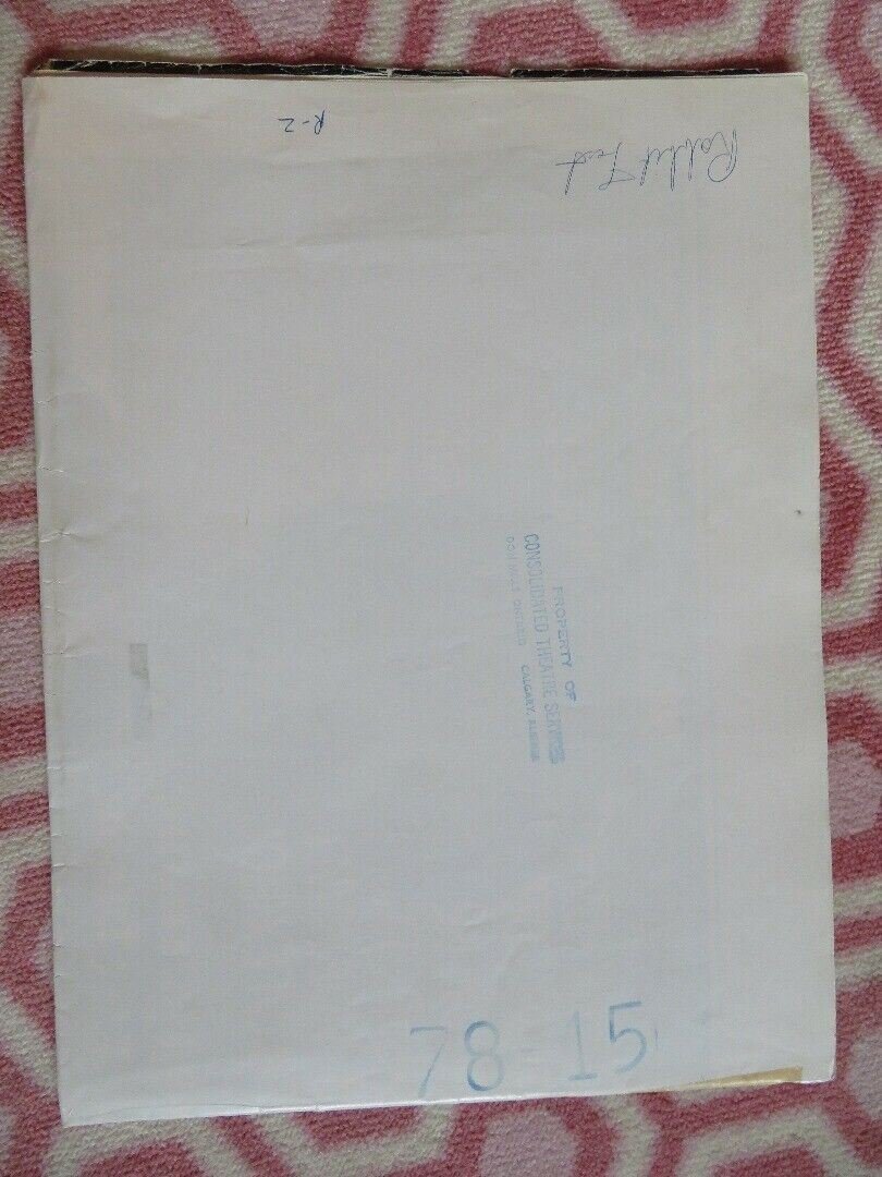 RABBIT TEST US ONE SHEET POSTER JOAN RIVERS BILLY CRYSTAL 1978 Movie posters