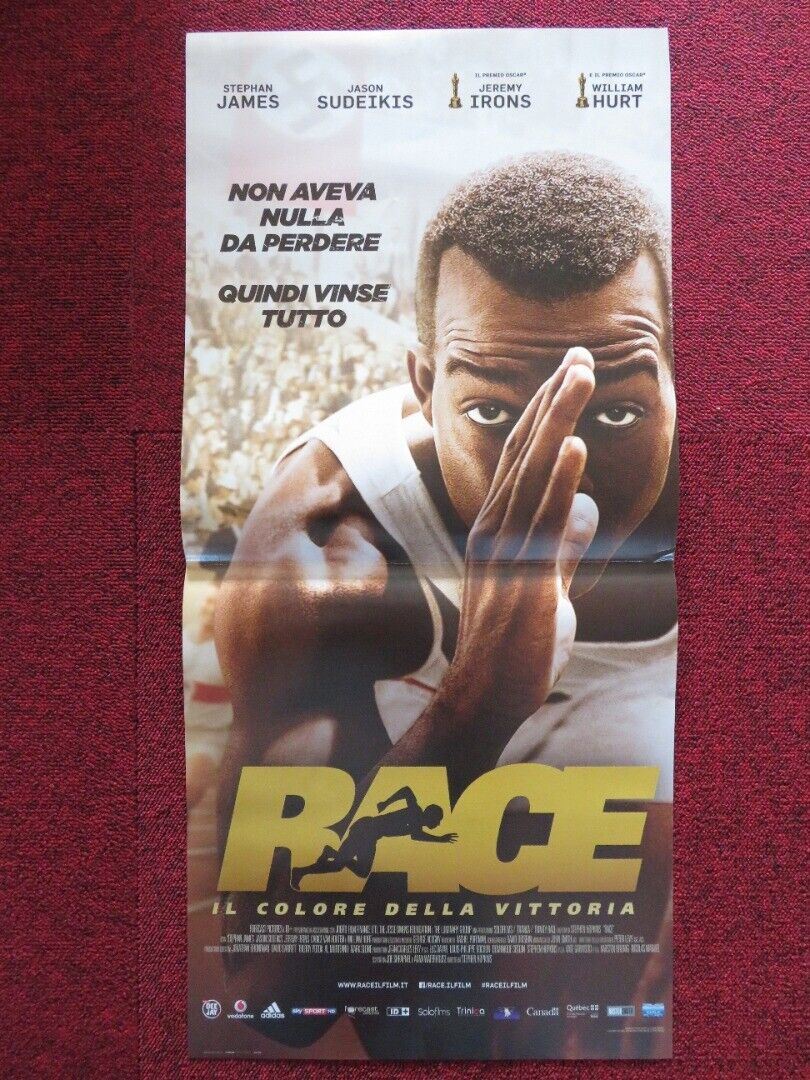 RACE ITALIAN LOCANDINA (27.5"x12.5") POSTER STEPHAN JAMES 2016 - Rendezvous Cinema