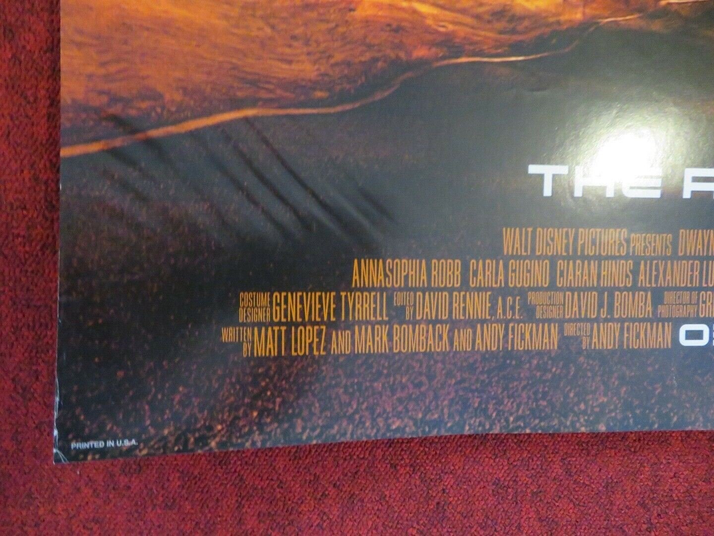 RACE TO WITCH MOUNTAIN US ONE SHEET ROLLED POSTER DISNEY DWAYNE JOHNSON 2009 Movie posters