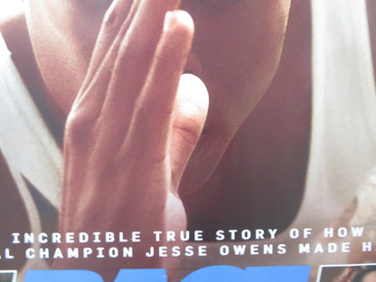 RACE UK QUAD ROLLED POSTER STEPHAN JAMES JASON SUDEIKIS 2016 Rendezvous Cinema Movie posters