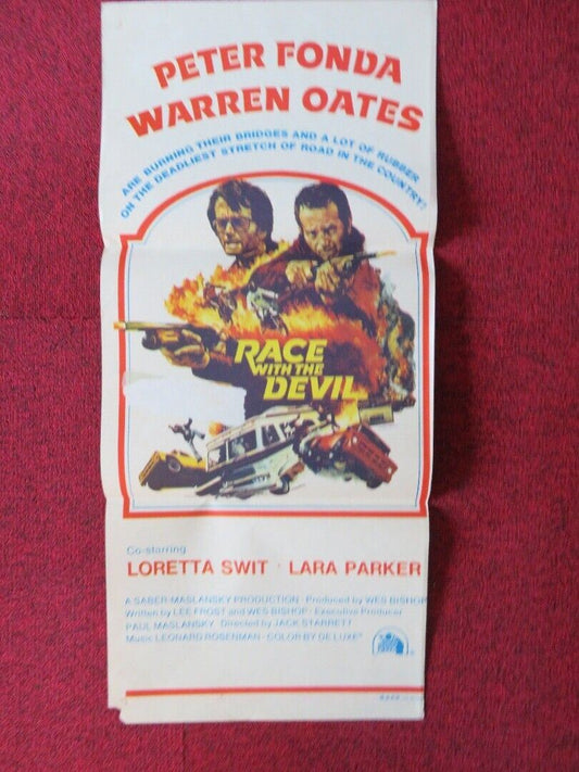 RACE WITH THE DEVIL FOLDED AUSTRALIAN DAYBILL POSTER PETER FONDA WARREN OATES Movie posters