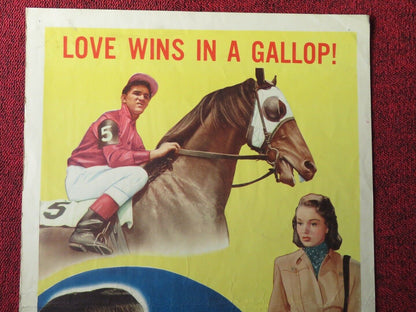 RACING LUCK US INSERT (14"x 36") POSTER GLORIA HENRY STANLEY CLEMENTS 1948 Movie posters