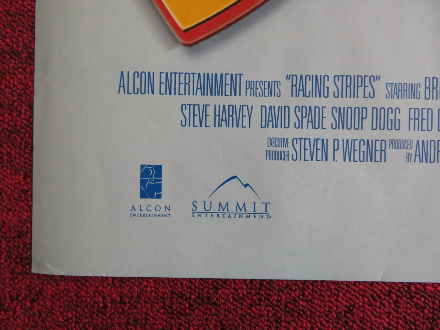 RACING STRIPES UK QUAD (30"x 40") ROLLED POSTER SNOOP DOG DUSTIN HOFFMAN 2005 Rendezvous Cinema Movie posters