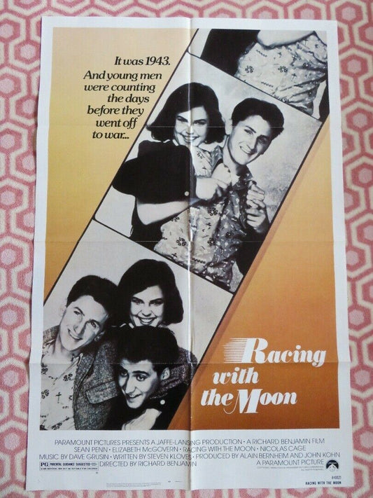 RACING WITH THE MOON US ONE SHEET POSTER NICOLAS CAGE SEAN PENN 1984 Movie posters