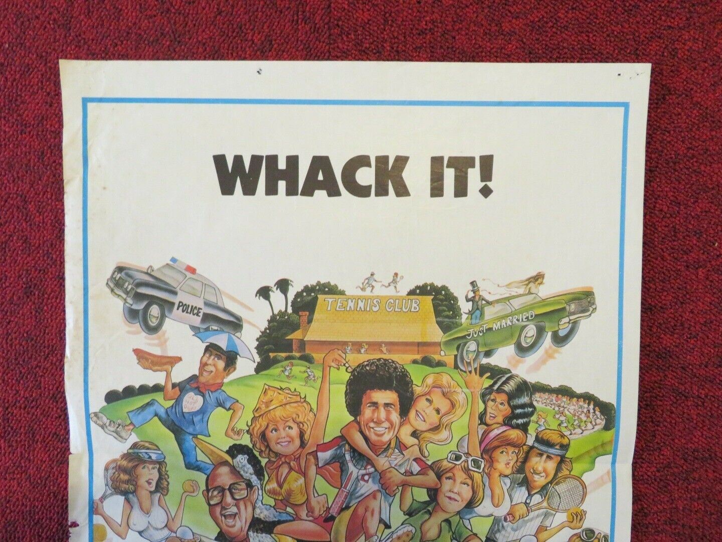 RACQUET FOLDED AUSTRALIAN DAYBILL POSTER Bert Convy Lynda Day George 1979 - Rendezvous Cinema