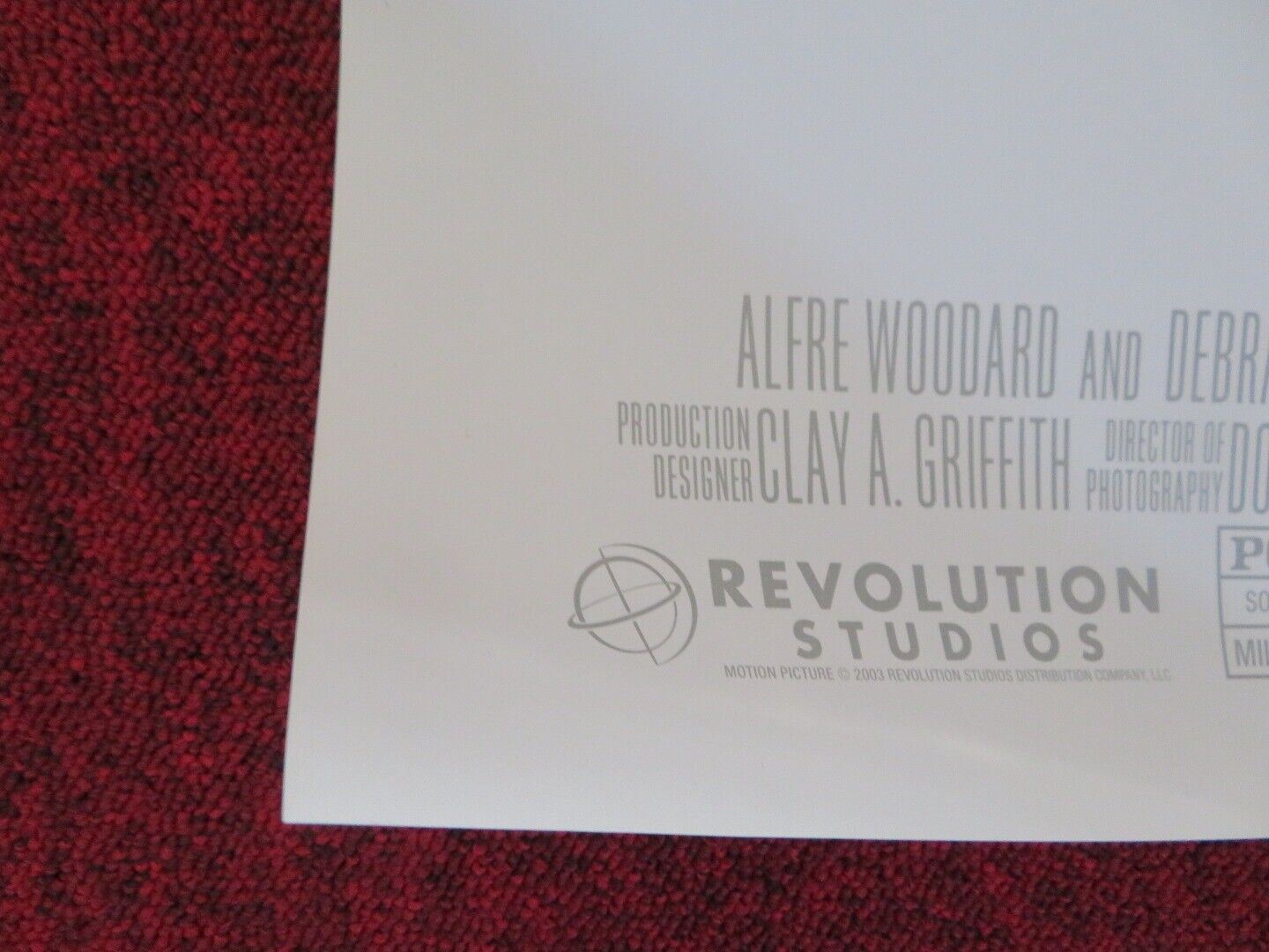 RADIO US ONE SHEET ROLLED POSTER CUBA GOODING JR ED HARRIS 2003 Movie posters