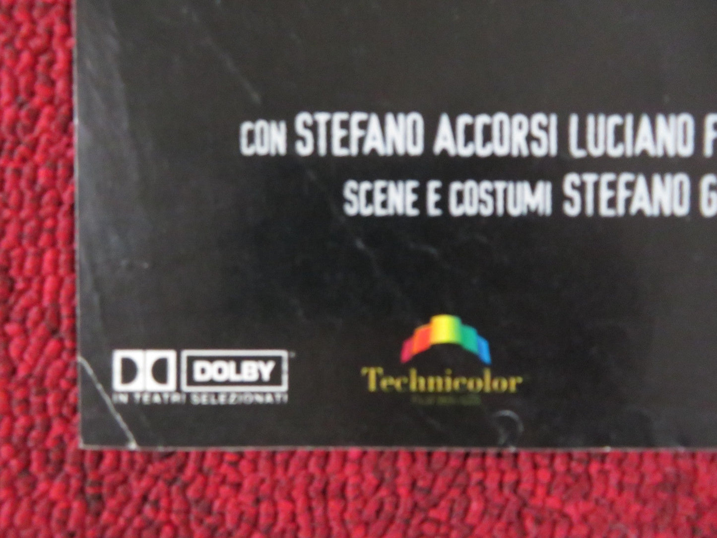 RADIOFRECCIA - A ITALIAN FOTOBUSTA POSTER STEFANO ACCORSI LUCIANO FEDERICO 1998 Rendezvous Cinema Movie posters