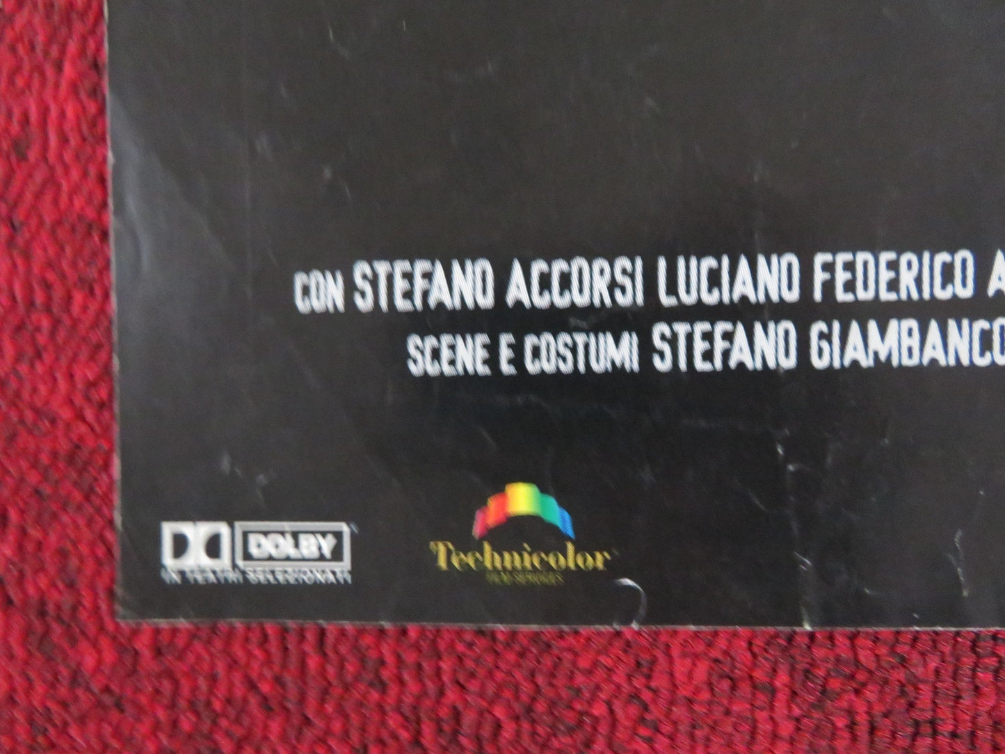 RADIOFRECCIA - B ITALIAN FOTOBUSTA POSTER STEFANO ACCORSI LUCIANO FEDERICO 1998 Rendezvous Cinema Movie posters