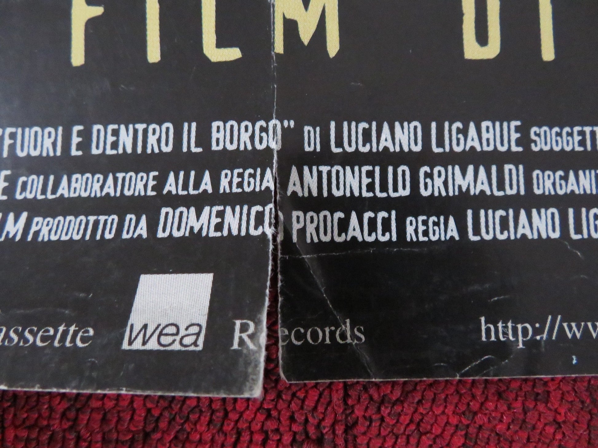 RADIOFRECCIA - B ITALIAN FOTOBUSTA POSTER STEFANO ACCORSI LUCIANO FEDERICO 1998 Rendezvous Cinema Movie posters