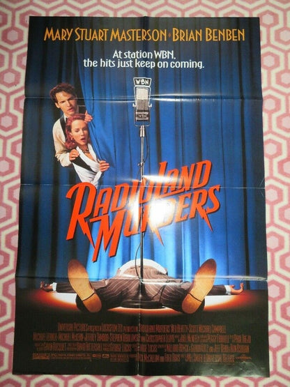 RADIOLAND MURDERS US ONE SHEET POSTER MEL SMITH GEORGE LUCUS 1994 - Rendezvous Cinema
