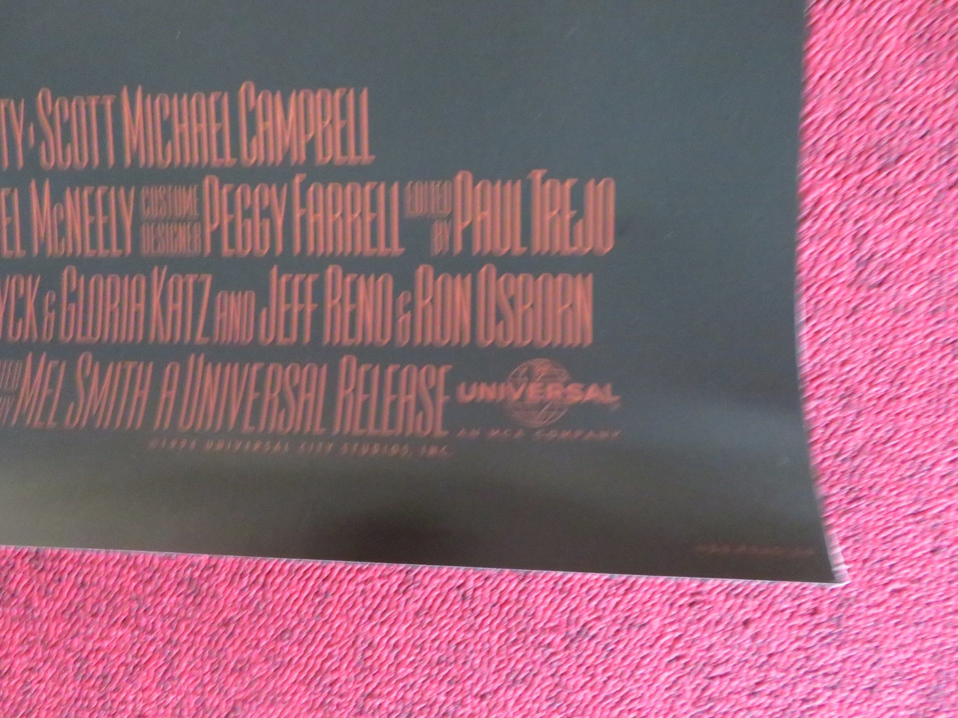 RADIOLAND MURDERS US ONE SHEET ROLLED POSTER BENBEN MARY STUART MASTERSON 1994 Rendezvous Cinema Movie posters