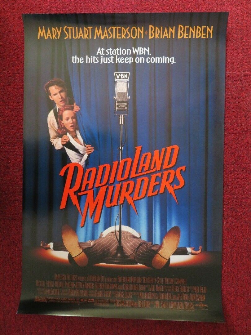 RADIOLAND MURDERS US ONE SHEET ROLLED POSTER MARY STUART MASTERSON 1994 Movie posters