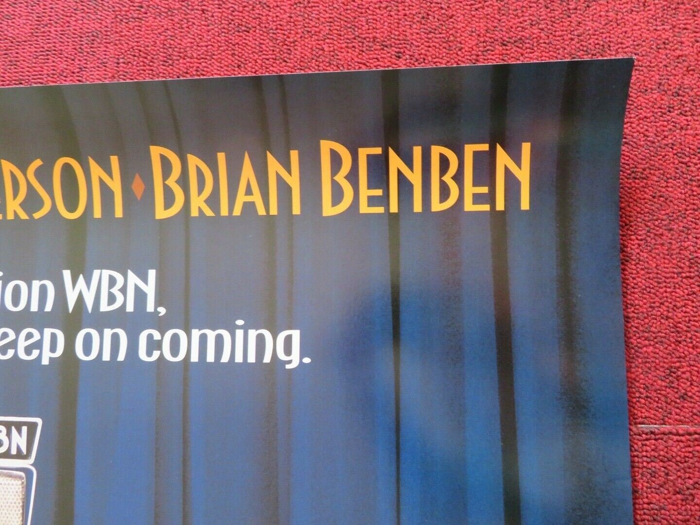 RADIOLAND MURDERS US ONE SHEET ROLLED POSTER MARY STUART MASTERSON 1994 Movie posters