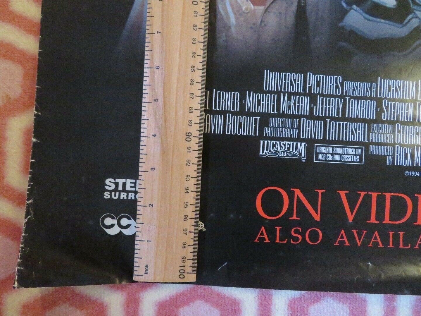 RADIOLAND MURDERS VHS POSTER US ONE SHEET ROLLED POSTER MARY STUART Movie posters