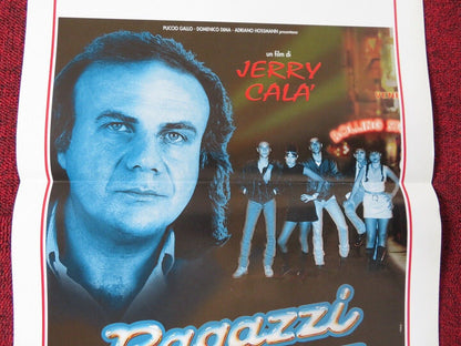 RAGAZZI DELLA NOTTE ITALIAN LOCANDINA (27.5"x13") POSTER GABRIELE GIRELLI 1995 Movie posters