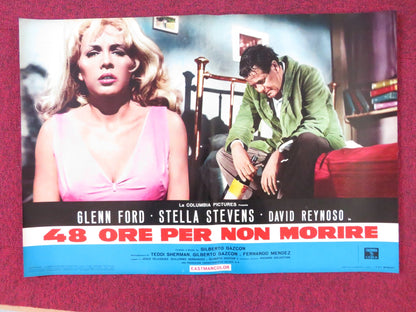 RAGE - C ITALIAN FOTOBUSTA POSTER GLENN FORD STELLA STEVENS 1966 Rendezvous Cinema Movie posters