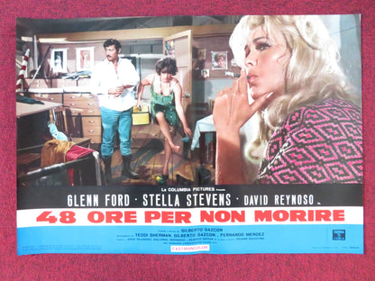 RAGE - G ITALIAN FOTOBUSTA POSTER GLENN FORD STELLA STEVENS 1966 Rendezvous Cinema Movie posters