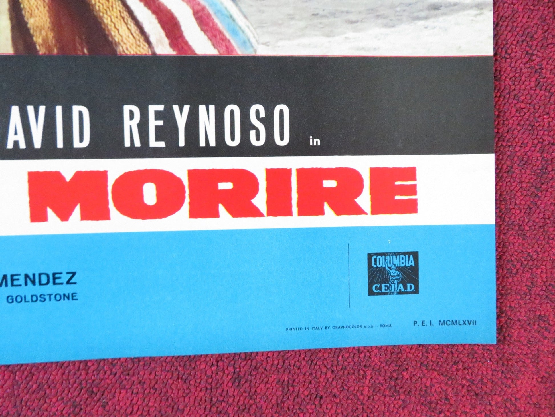 RAGE - H ITALIAN FOTOBUSTA POSTER GLENN FORD STELLA STEVENS 1966 Rendezvous Cinema Movie posters