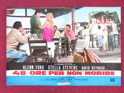 RAGE - H ITALIAN FOTOBUSTA POSTER GLENN FORD STELLA STEVENS 1966 Rendezvous Cinema Movie posters