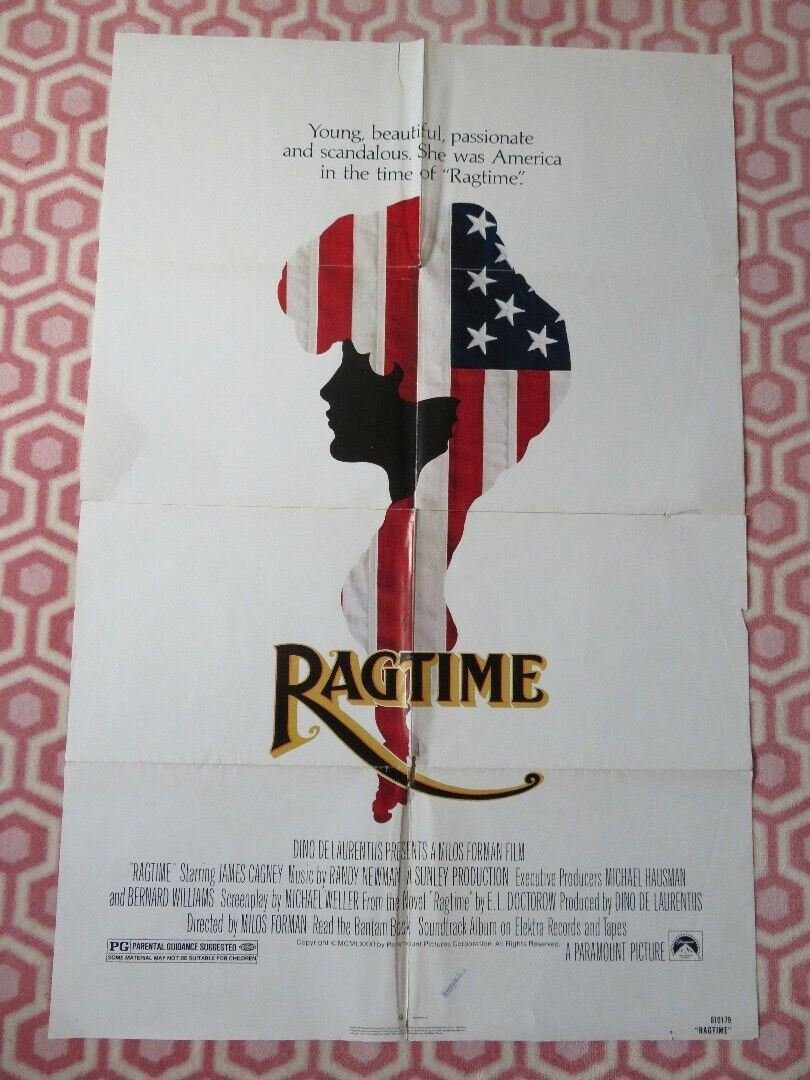RAGTIME FOLDED US ONE SHEET POSTER JAMES CAGNEY 1981 Movie posters