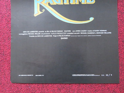 RAGTIME ITALIAN LOCANDINA POSTER JAMES CAGNEY BRAD DOURIF 1982 Rendezvous Cinema Movie posters