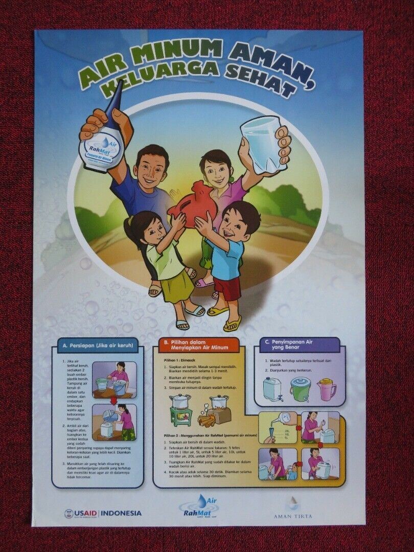 RAH MAT WATER PURIFICATION SPANISH POSTER (23.5"x 16) Movie posters