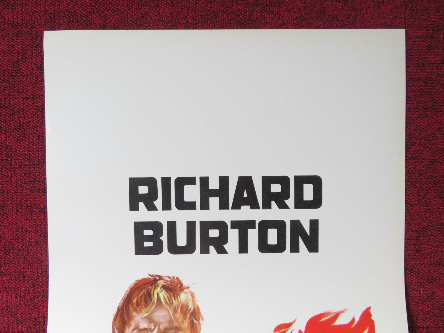 RAID ON ROMMEL ITALIAN LOCANDINA POSTER RICHARD BURTON JOHN COLICOS 1971 Rendezvous Cinema Movie posters