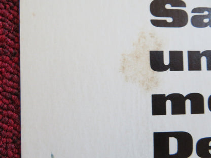 RAID ON ROMMEL US INSERT (14"x 36") POSTER RICHARD BURTON JOHN COLICOS 1971 Rendezvous Cinema Movie posters