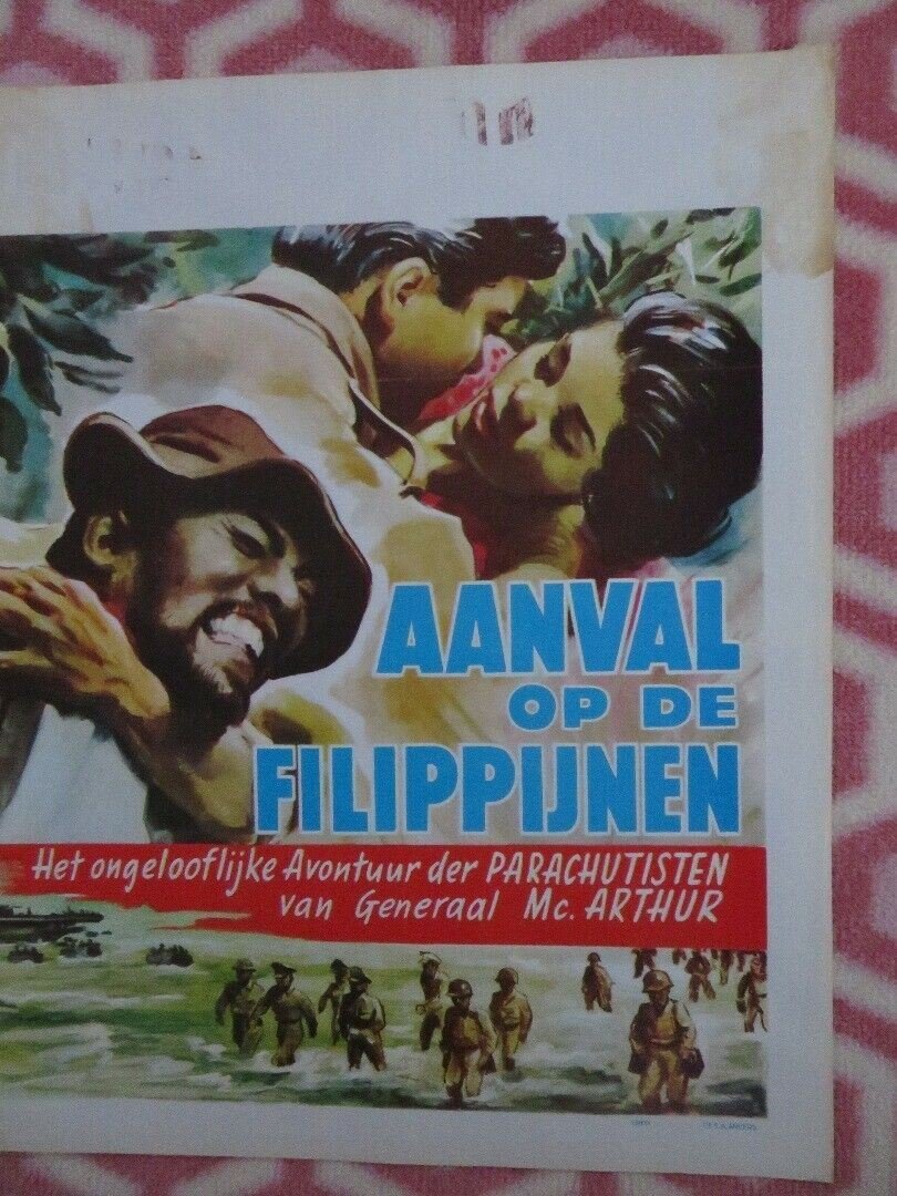 RAID SUR LES PHILIPPINES/ The Raiders of Leyte Gulf BELGIUM (14"x 21.5") POSTER Movie posters