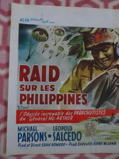 RAID SUR LES PHILIPPINES/ The Raiders of Leyte Gulf BELGIUM (14"x 21.5") POSTER Movie posters