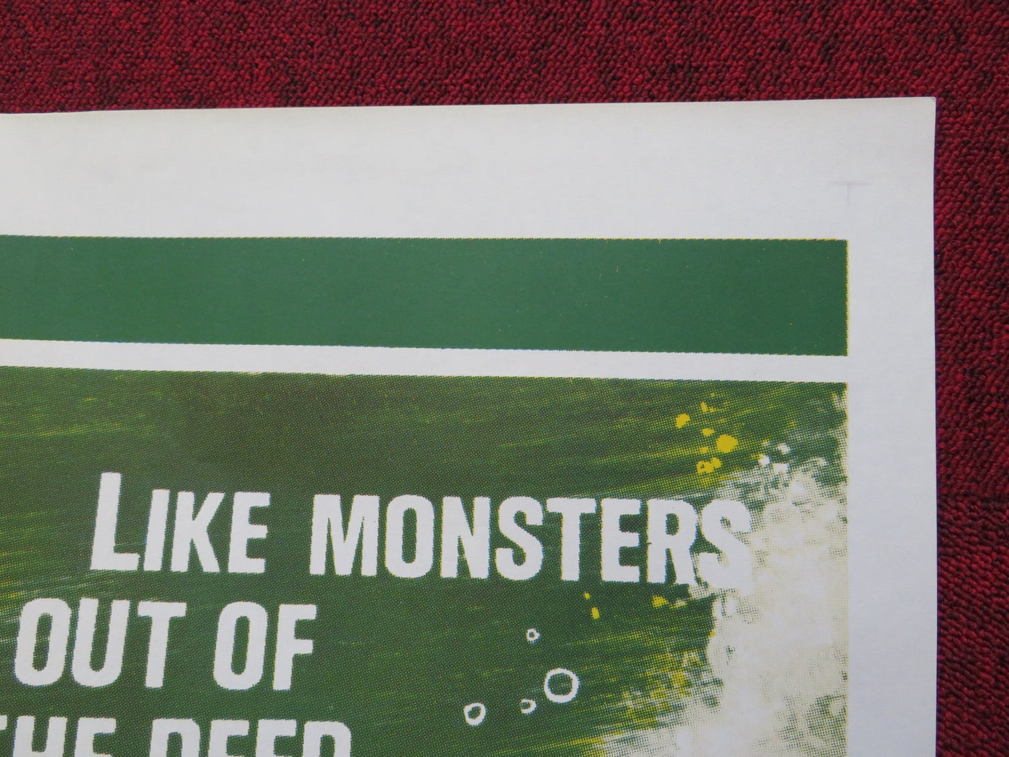 RAIDERS FROM BENEATH THE SEA FOLDED US ONE SHEET POSTER KEN SCOTT 1965 Rendezvous Cinema Movie posters