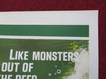 RAIDERS FROM BENEATH THE SEA FOLDED US ONE SHEET POSTER KEN SCOTT 1965 Rendezvous Cinema Movie posters