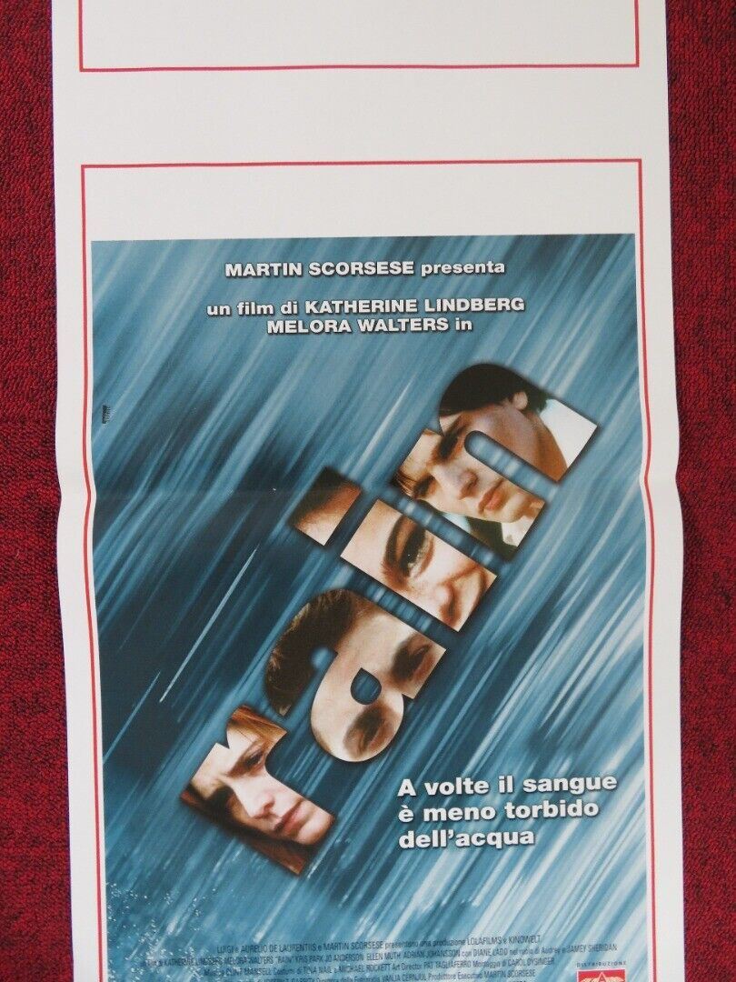 RAIN ITALIAN LOCANDINA (27.5"x13") POSTER KATHERINE LINDBERG 2003 Movie posters