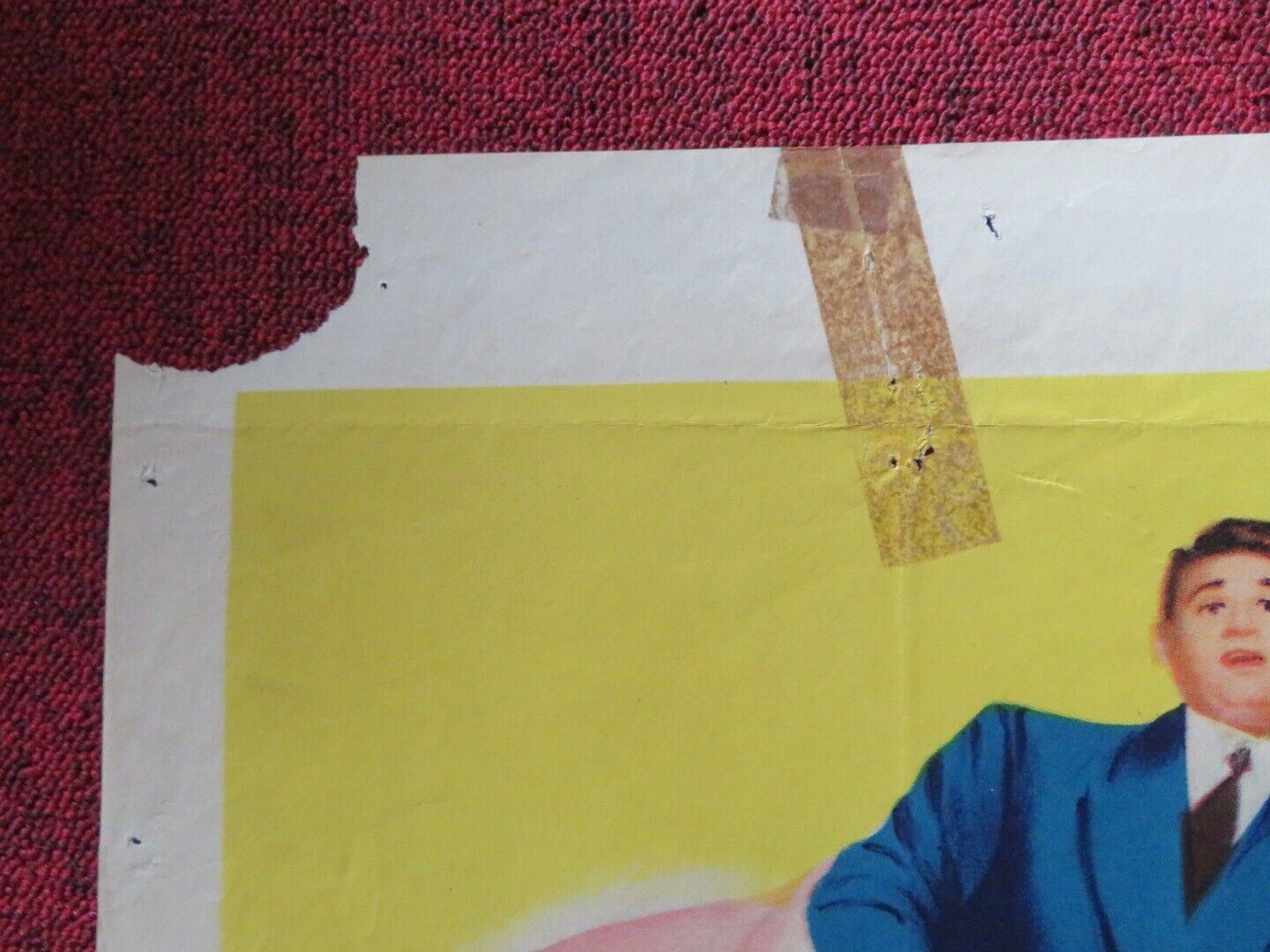 RAINBOW ROUND MY SHOULDER FOLDED US ONE SHEET POSTER FRANKIE LAINE 1952 Movie posters