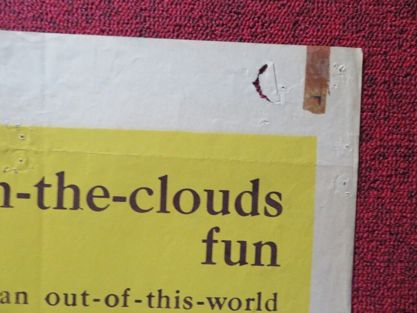 RAINBOW ROUND MY SHOULDER FOLDED US ONE SHEET POSTER FRANKIE LAINE 1952 Movie posters