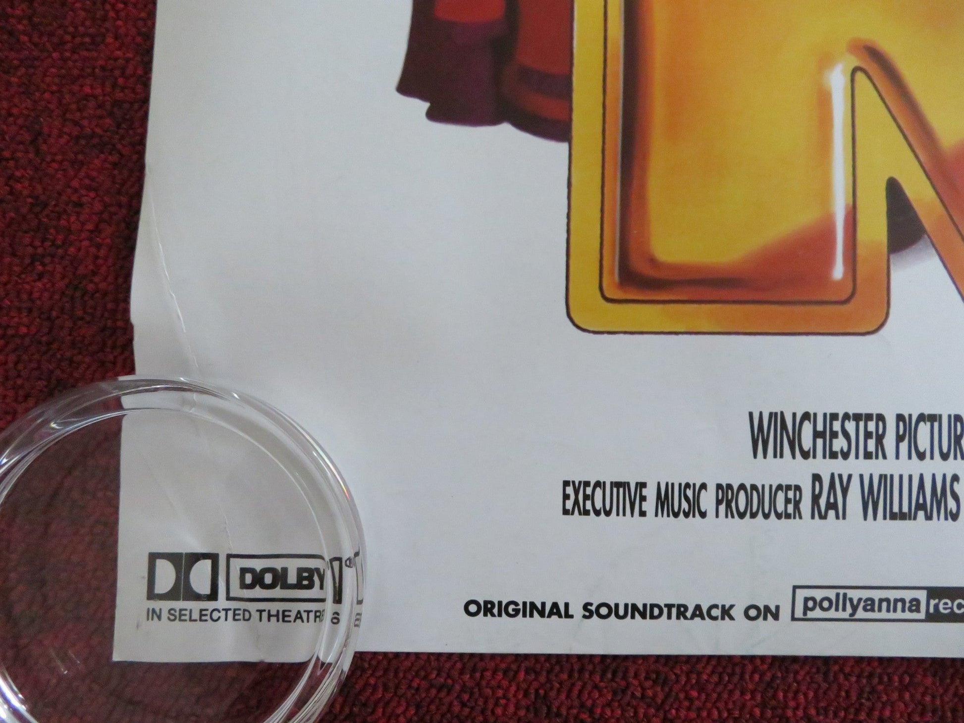 RAINBOW UK QUAD (30"x 40") ROLLED POSTER BOB HOSKINS DAN AYKROYD 1995 Rendezvous Cinema Movie posters