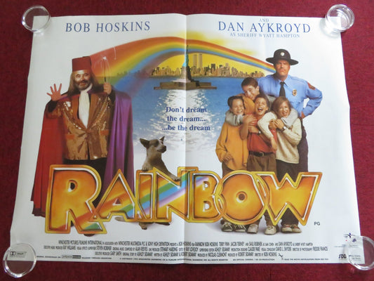RAINBOW UK QUAD (30"x 40") ROLLED POSTER BOB HOSKINS DAN AYKROYD 1995 Rendezvous Cinema Movie posters