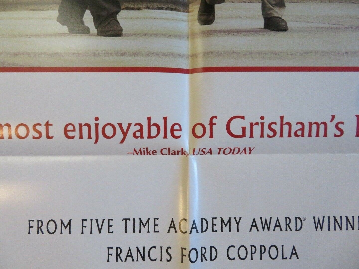 RAINMAKER US (27"X 39.5") VIDEO VHS POSTER FOLDED MATT DAMON MICKEY ROURKE 1997 Movie posters