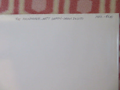 RAINMAKER US (27"X 39.5") VIDEO VHS POSTER FOLDED MATT DAMON MICKEY ROURKE 1997 Movie posters