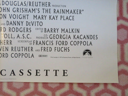 RAINMAKER US (27"X 39.5") VIDEO VHS POSTER FOLDED MATT DAMON MICKEY ROURKE 1997 Movie posters