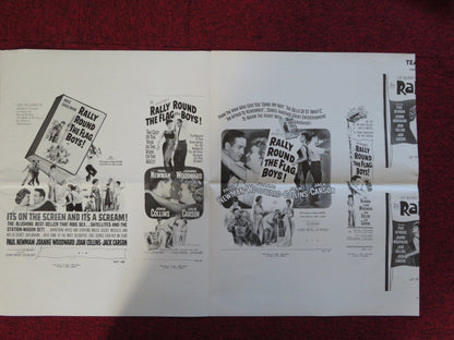 RALLY ROUND THE FLAG BOYS! UNCUT 20TH CENTURY FOX FOLDED PRESS BOOK NEWMAN 1958 Rendezvous Cinema Movie posters