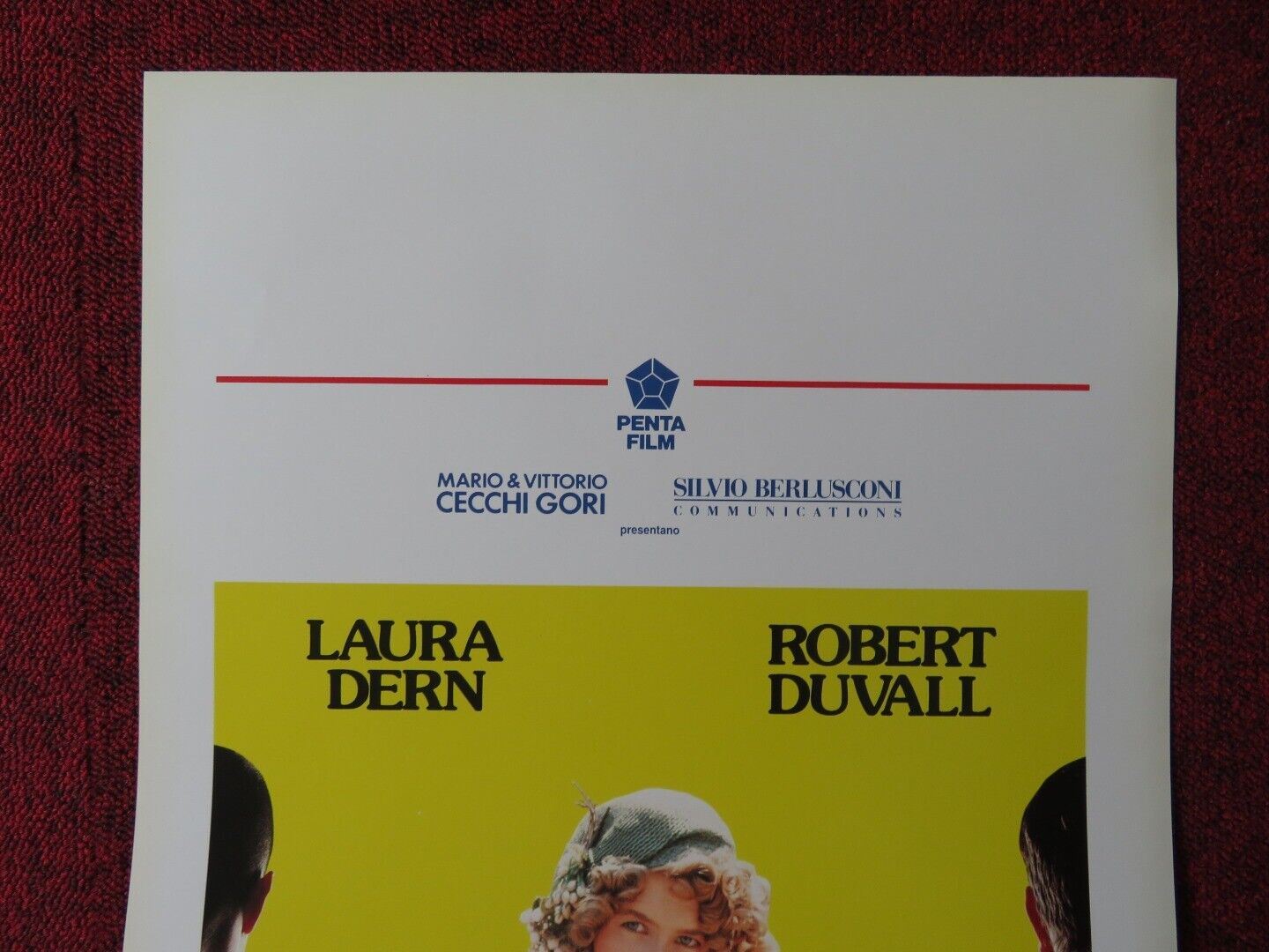 RAMBLING ROSE ITALIAN LOCANDINA (27.5"x13") POSTER LAUREN DERN R DUVALL 1992 Movie posters