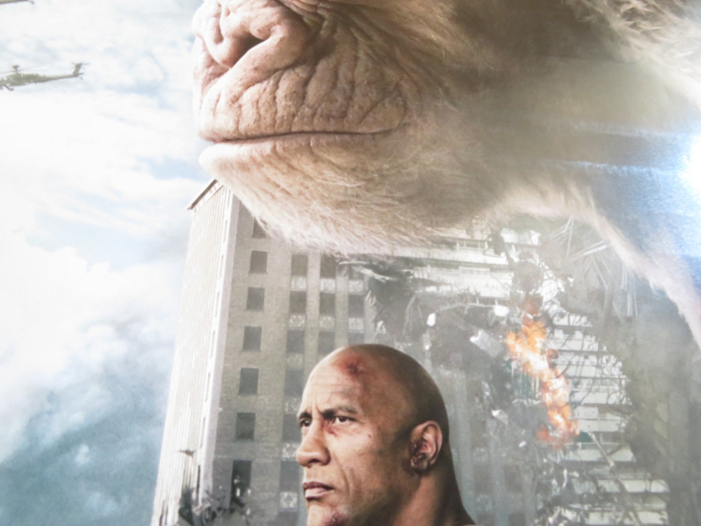 RAMPAGE US ONE SHEET ROLLED POSTER DWAYNE JOHNSON NAOMIE HARRIS 2018 Rendezvous Cinema Movie posters